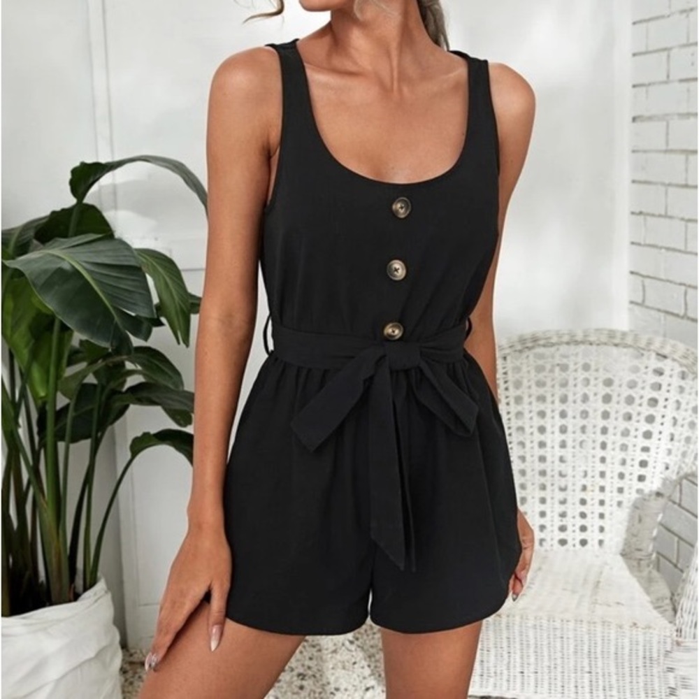 SHEIN Black Romper XS